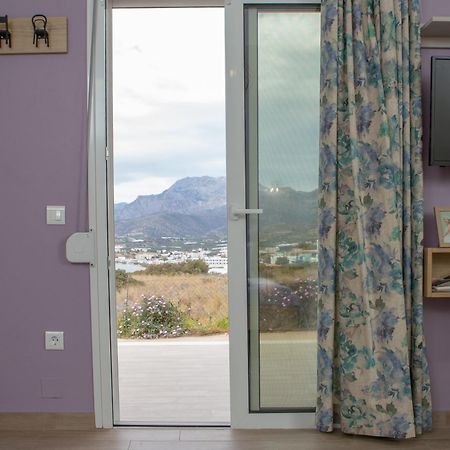 Studio Athena With Panoramic View Of Makrygialos Pilalímata Exterior foto