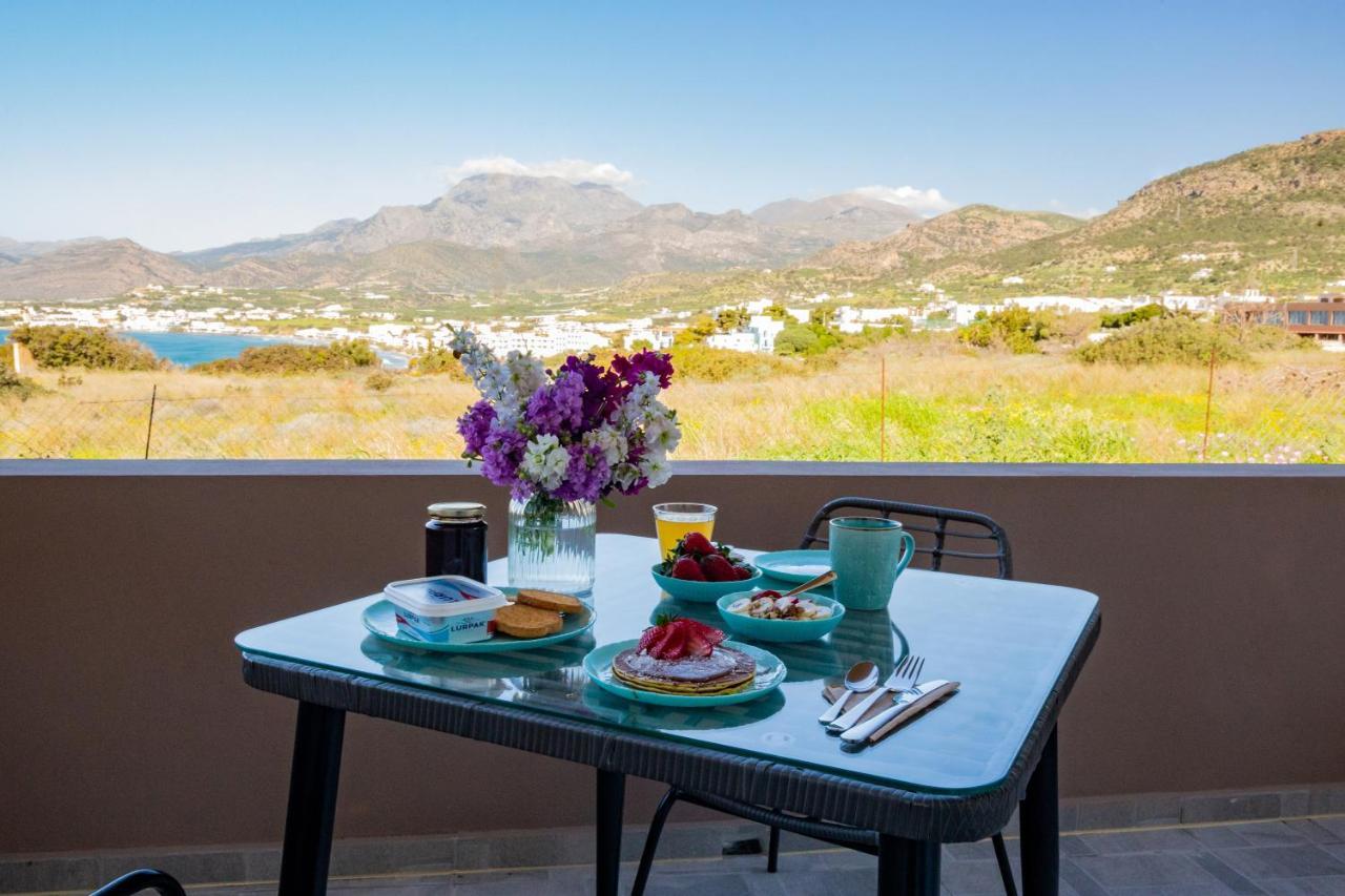 Studio Athena With Panoramic View Of Makrygialos Pilalímata Exterior foto