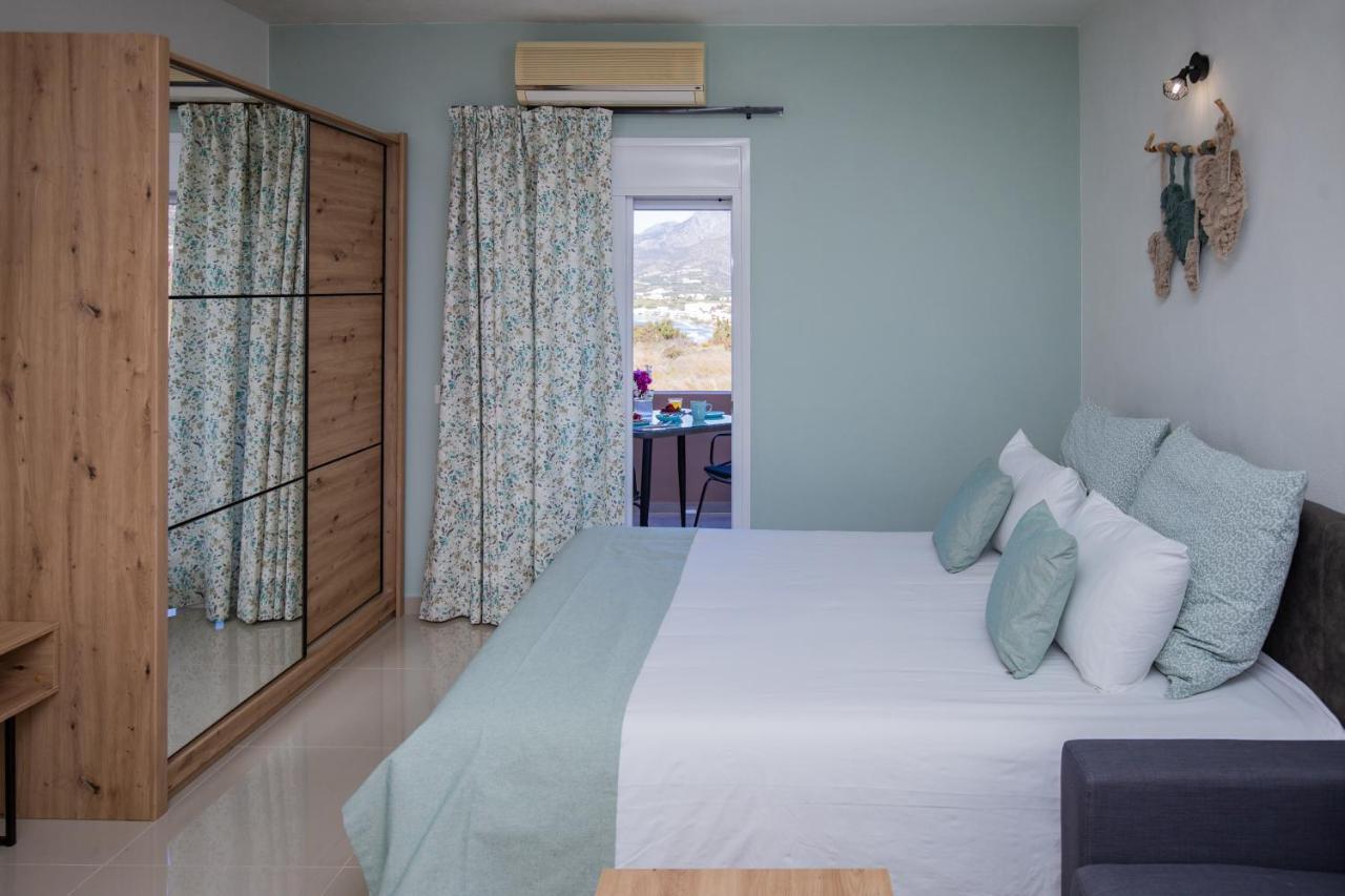 Studio Athena With Panoramic View Of Makrygialos Pilalímata Exterior foto